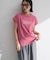 ・swing by フレンチスリーブ刺繍TEE