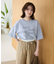 ・ELENCARE DUE ロゴpt 6分袖TEE