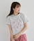 ・DOUBLE FLAGS リボンpt TEE