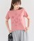 ・DOUBLE FLAGS リボンpt TEE