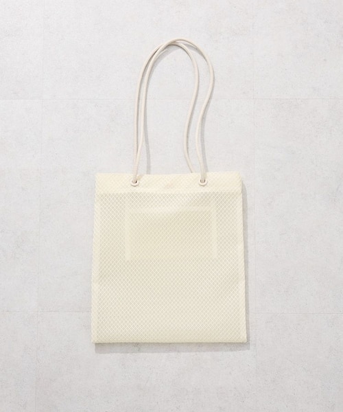三井 kith トートバッグ 白と緑 2WAY］スクエアコンパクトトートバッグ | MK MICHEL KLEIN