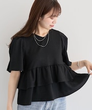 ・PetitFleur 2wayダイヤ柄プルオーバー