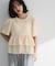 ・PetitFleur 2wayダイヤ柄プルオーバー