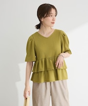 ・PetitFleur 2wayダイヤ柄プルオーバー