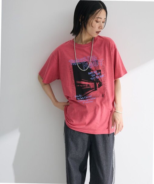 ・DOUBLE FLAGS フォトプリントTEE