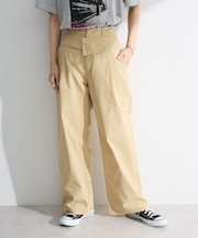 ・ELENCARE DUE ダブルウエストパンツ
