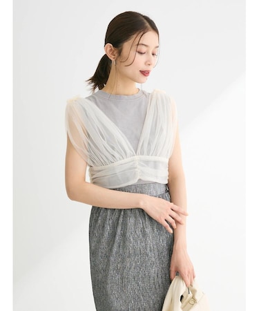 ・ELENCARE　DUE　バックレースアップビスチェ