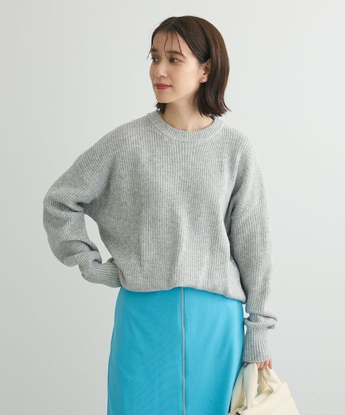 ・Petit Fleur ラメ＆スパンコールニット