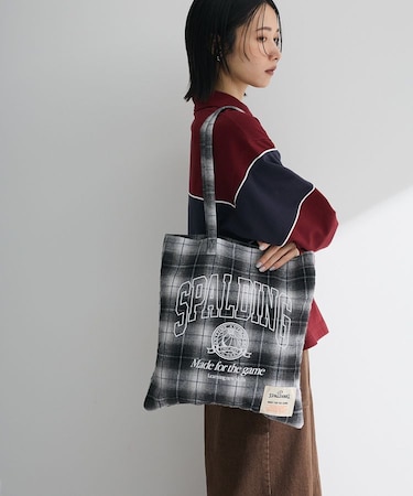 SPALDING別注 ネルチェックバッグ