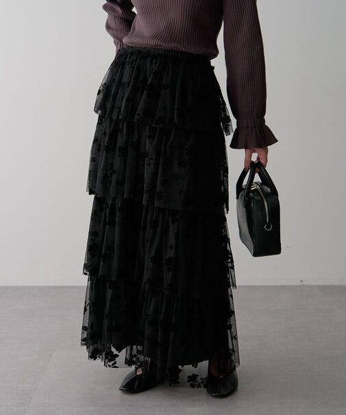 ・ELENCARE DUE フロッキーptチュールスカート