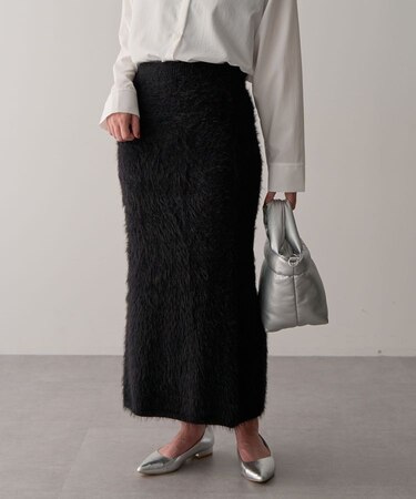 ・Petit Fleur シャギーニットスカート