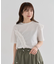 ・Petit Fleur アシンメトリーフリルTEE