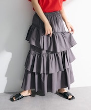 ・ELENCARE DUE ギンガムティアードスカート