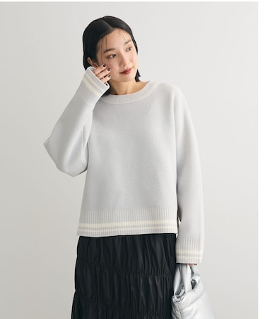 2WAYリバーシブルニットプルオーバー