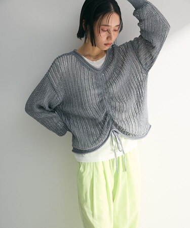 SET2点２wayシャーリングニット+インナー