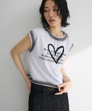 ・swing by ハートロゴフレンチTEE
