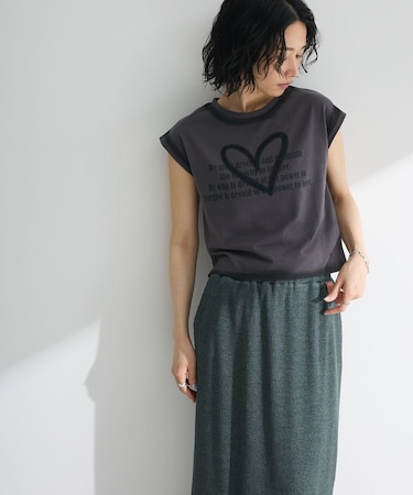 ・swing by ハートロゴフレンチTEE