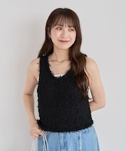 ・swing by 2wayチュールヤーンベスト