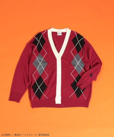 ハイキュー!! アーガイルカーディガン