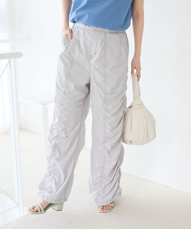 ・SUGAR SPOON 配色stギャザーパンツ