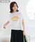 袖折り返しカレッジTシャツ