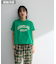 袖折り返しカレッジTシャツ
