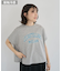 袖折り返しカレッジTシャツ