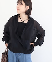 カシュクールシアーシャツ