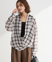 カシュクールシアーシャツ