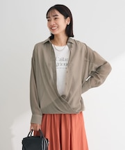 カシュクールシアーシャツ