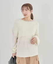 ・Petit Fleur シャギーキリカエニット