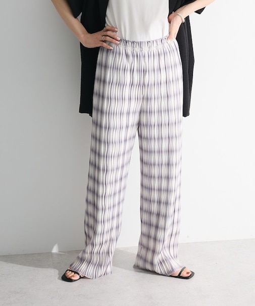 セルフカットウェーブプリーツパンツ