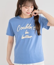 ・swing by コード刺繍ロゴTEE