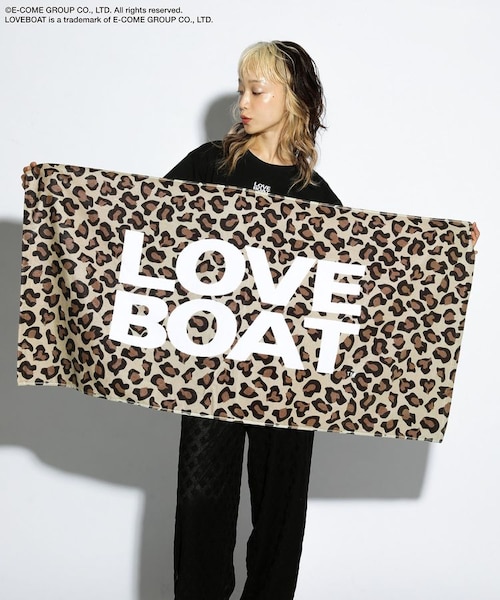 □LOVEBOAT レオパードビーチタオル｜グリーンパークスの通販