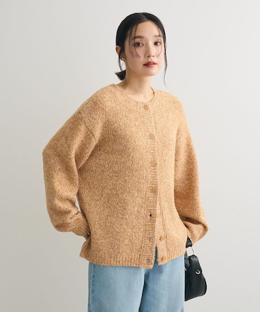 2WAYメランジMIXニットプルオーバー