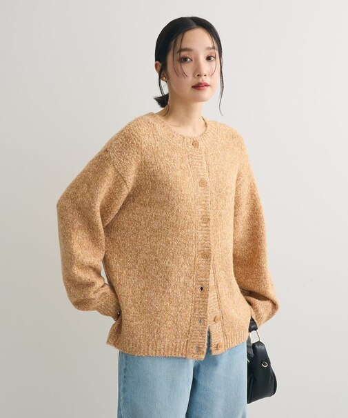 2WAYメランジMIXニットプルオーバー