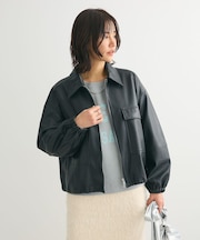 フェイクレザージャケット