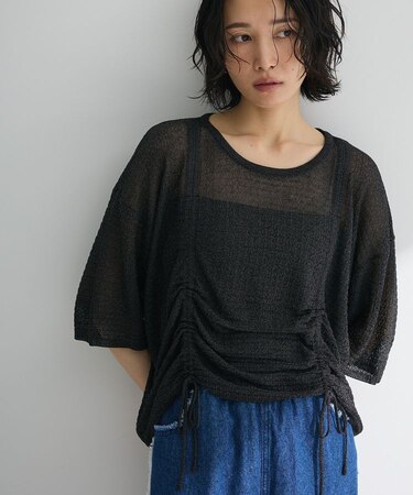 ・ELENCARE DUE シャーリングシアーニット