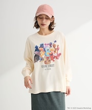 セサミストリートミーツフルーツオブザルーム ロンTEE