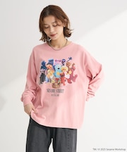 セサミストリートミーツフルーツオブザルーム ロンTEE