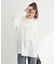 シャーリングシャツチュニック
