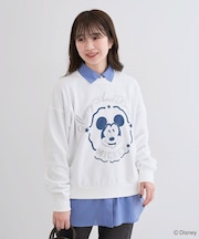 ミッキー&フレンズ/刺繍裏毛プルオーバーⅡ