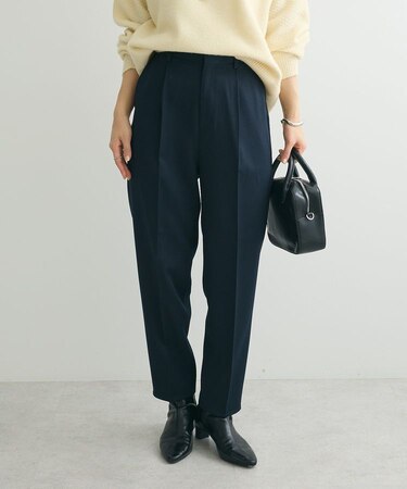 きれいシルエットウエストFITテーパードパンツ