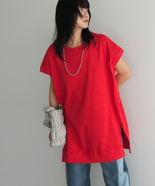 pand-a　skep フレンチスリーブ ホールガーメントフレンチスリーブプルオーバー