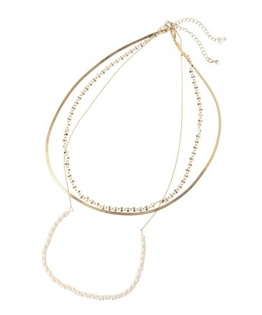 everywalk.3WAYチェーンMIXネックレス