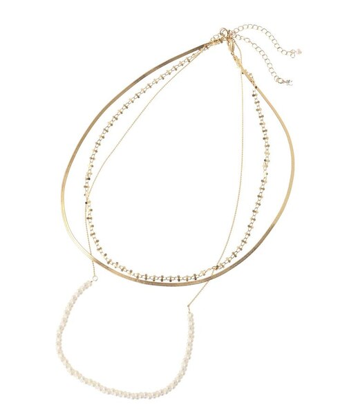 everywalk.3WAYチェーンMIXネックレス