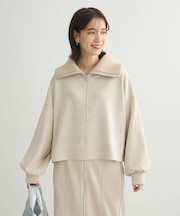 ・ELENCARE DUE スエードポンチハーフZIP