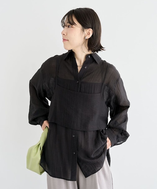 SET2点シアーシャツ+ビスチェ