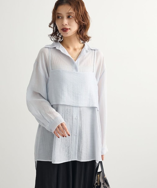 SET2点シアーシャツ+ビスチェ