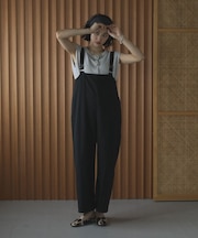 ピンタックサロペット